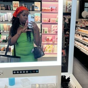 Green maxi dress (bodycon)